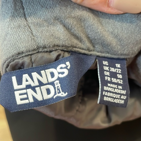 NWT Lands End Womens Black Squall Insulated Pants 1X PLUS - Picture 6 of 8